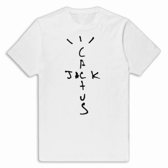 Cactus Jack Letter White T-Shirt