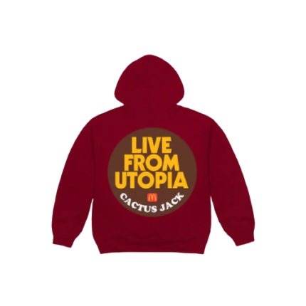 Travis Scott x McDonalds Live From Utopia Sticker Hoodie
